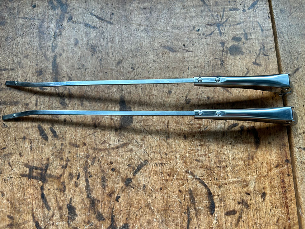 Thumbnail: 55 56 57 Chevy Wiper Arms LH & RH Sides Pair NEW 1955 1956 1957 Chevrolet