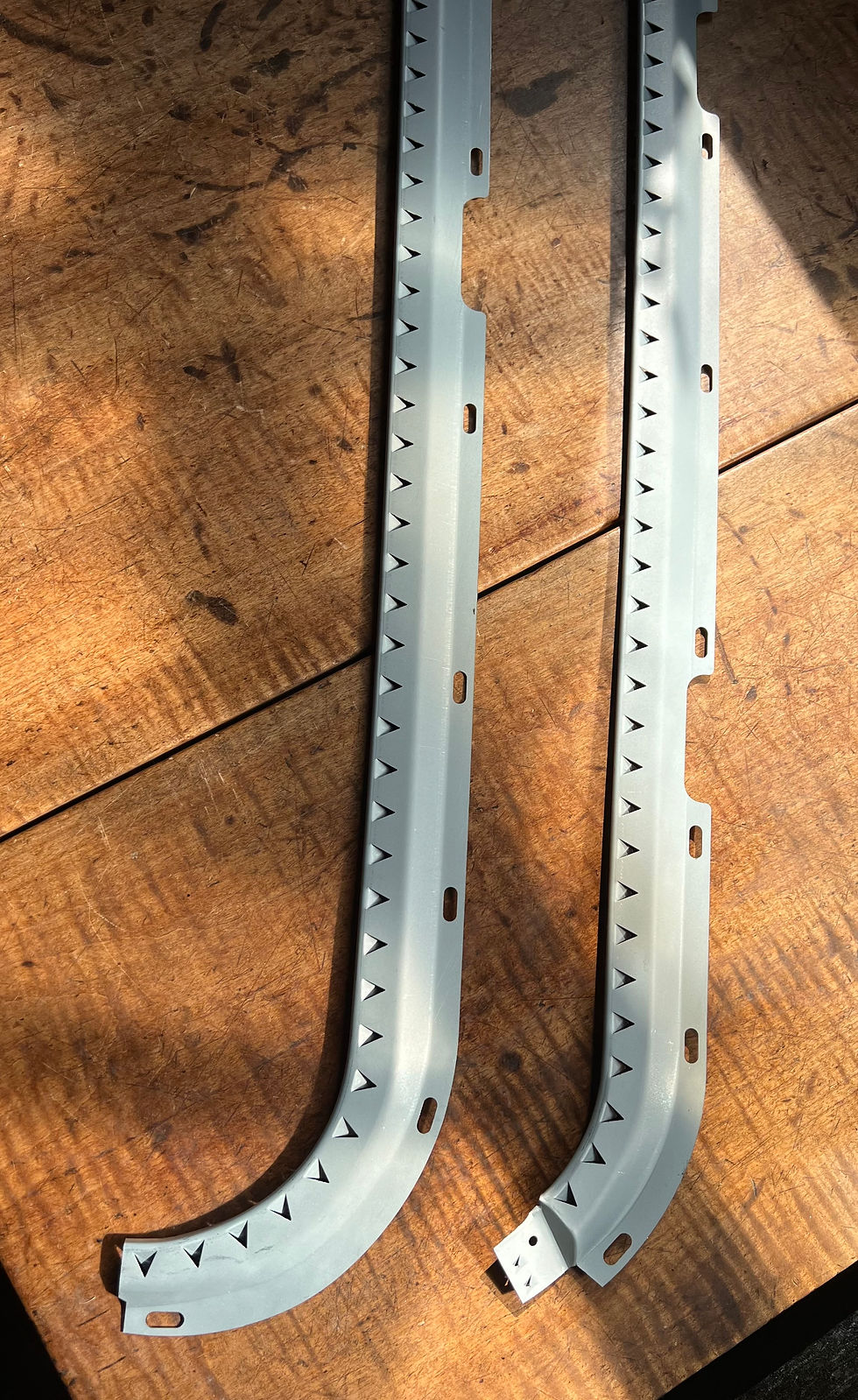 Thumbnail: 55 56 57 Chevy 2 Door Sedan & Wagon Headliner Retainers Pair NEW
