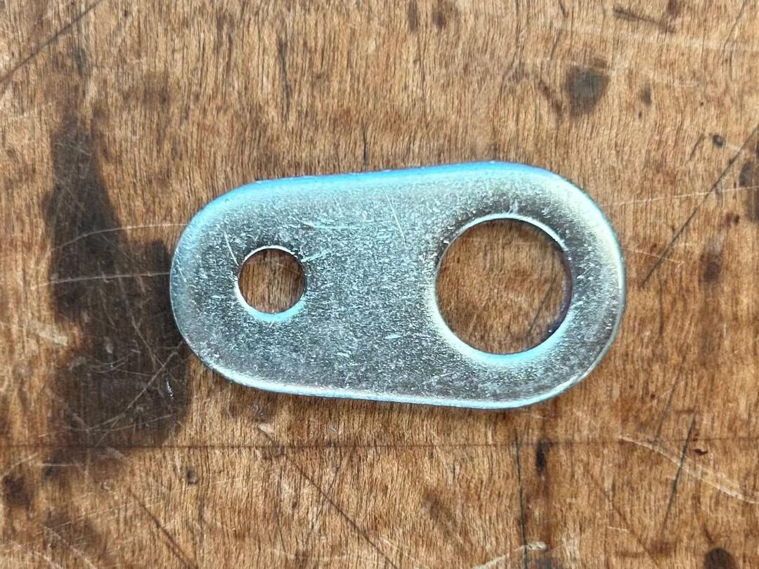 1957 Chevy Clutch Pedal Return Spring Hanger Plate NEW