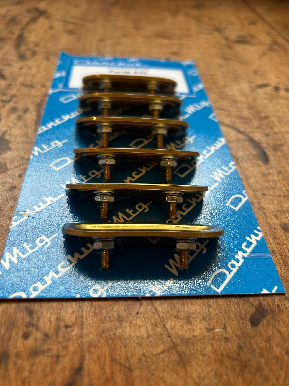 Thumbnail: 57 Chevy Bel Air Fender Louvers Gold NEW Danchuk Made in the USA 1957 Chevrolet