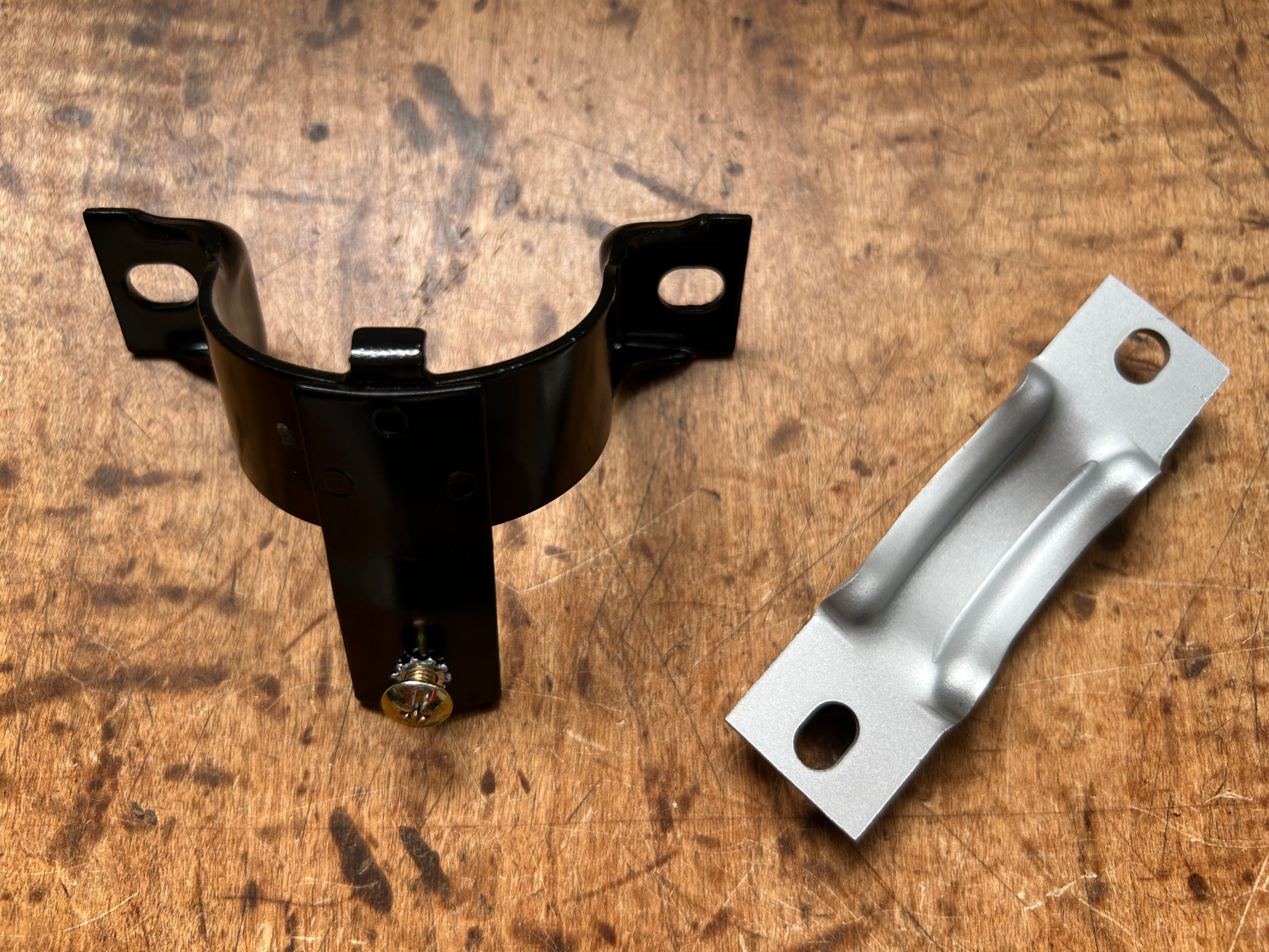 1955 1956 Chevy Upper & Lower Steering Column Brackets NEW