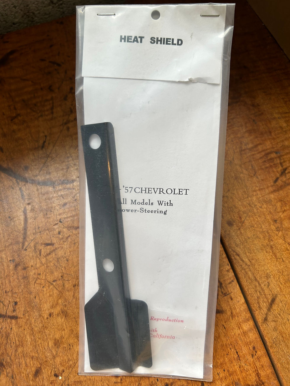 1955 1956 1957 Chevy Generator Power Steering Heat Shield