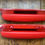 Thumbnail: 1957 Chevy Bel Air Armrest Red, Pair-NEW