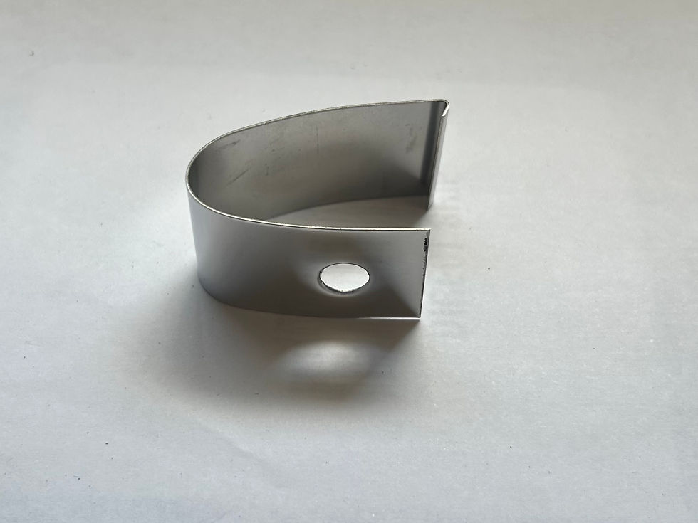Thumbnail: 55 56 57 Chevy Convertible Top Windshield Divider Strip Stainless 1955 1956 1957