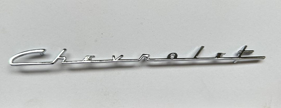 Thumbnail: 1955 1956 "Chevrolet" 150 210 Clock Housing Script NEW
