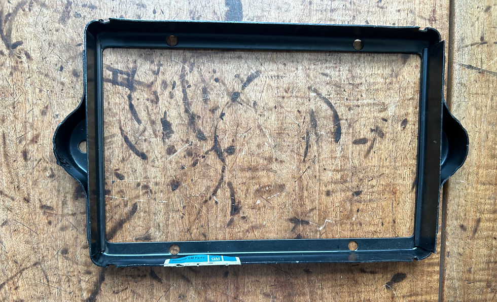 Thumbnail: 1955-1962 Chevy Corvette NOS Battery Hold Down Retainer Bracket GM 468388