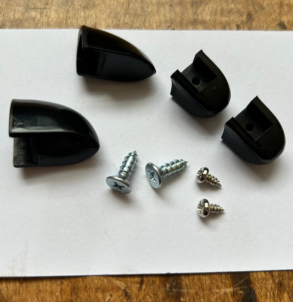 Thumbnail: 1955 1956 Chevy Deluxe Heater Control Lever Knobs NEW