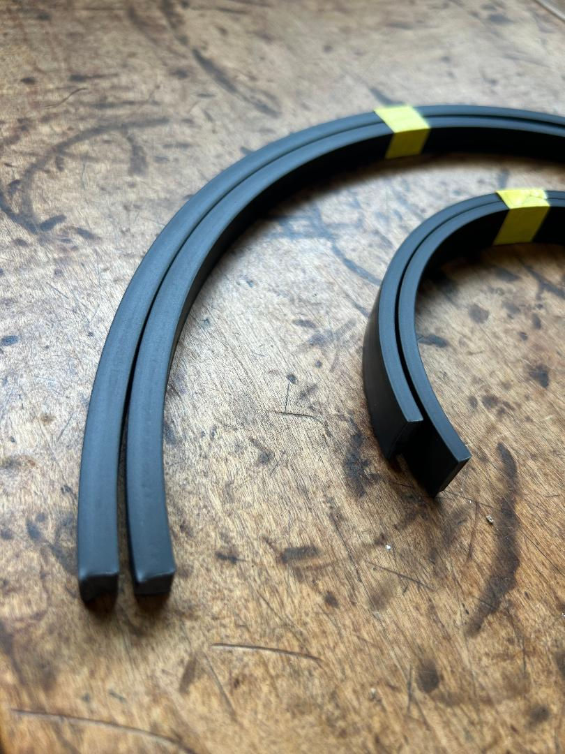 Thumbnail: 55 56 57 Chevy Convertible B Pillar Track Strip Set 1955 1956 1957