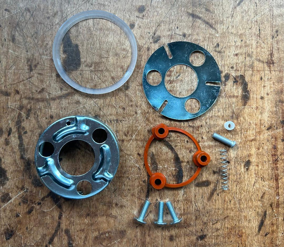 Thumbnail: 1967 1968 Chevy Camaro Deluxe Steering Wheel Horn Cap Kit NEW