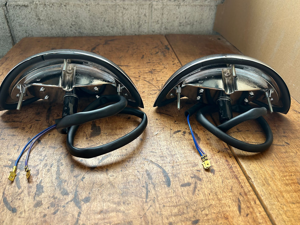 Thumbnail: 1955 Chevy Park Light Assemblies w/Wiring Pair NEW