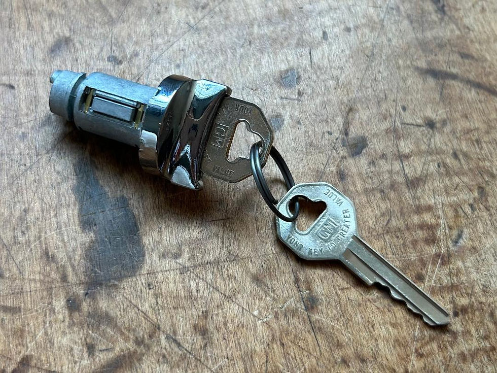 Thumbnail: 1955 1956 1957 Chevy Ignition Lock & Key Set NEW