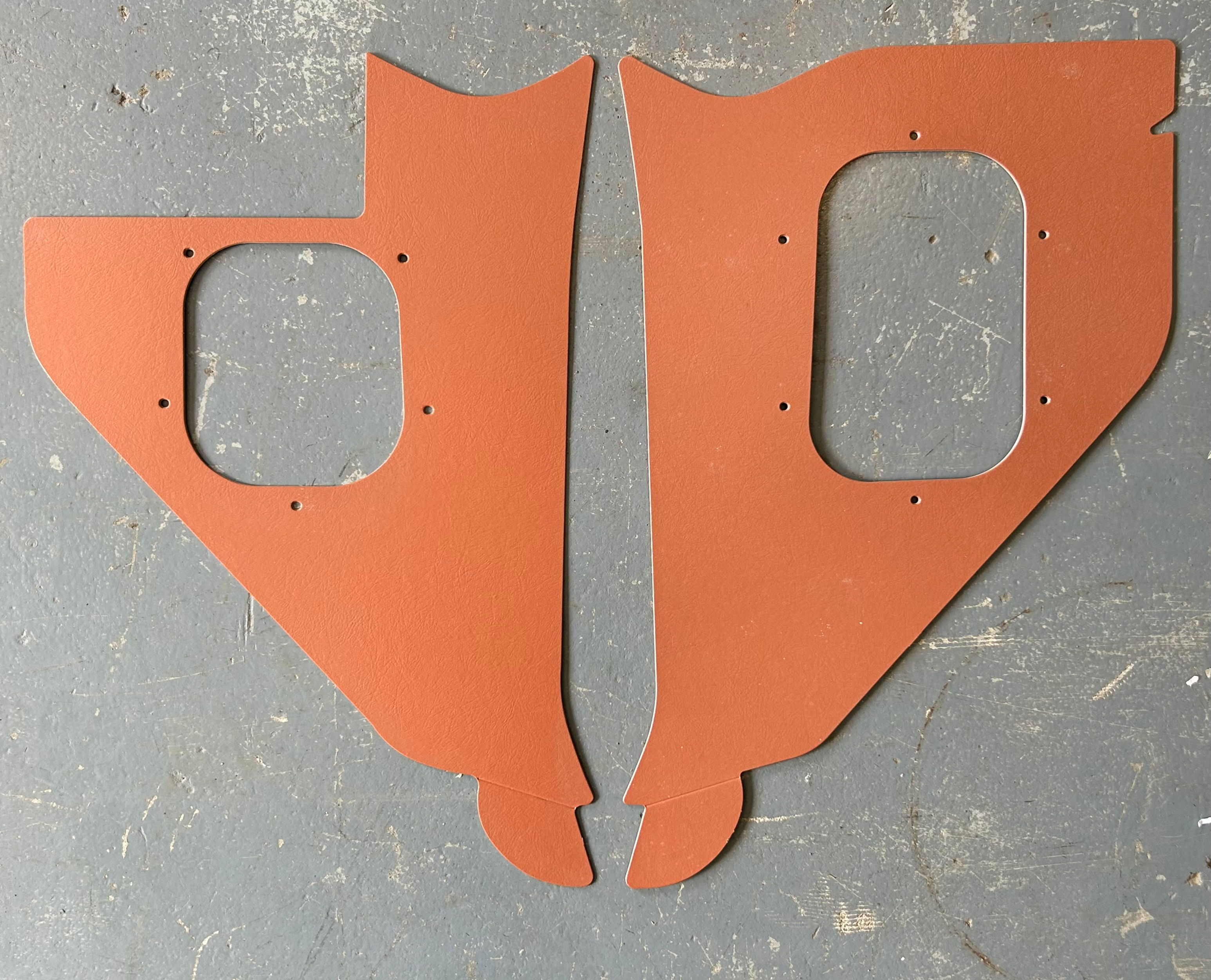 1955 Chevy Kick Panels w/Deluxe Heater Copper Pair NEW