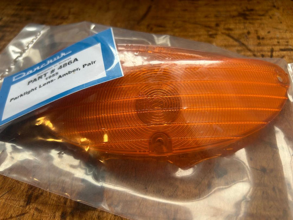 1955 Chevy Bel Air 210 150 Amber Parklight lenses-Pair NEW Danchuk