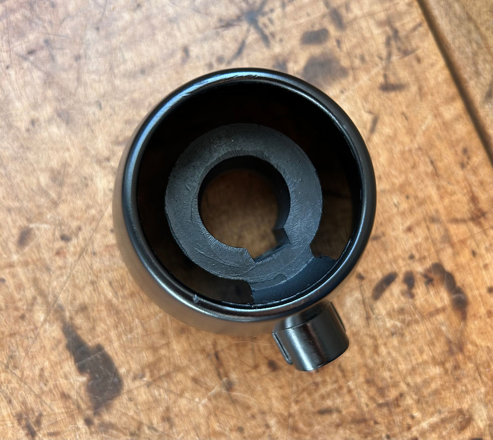 Thumbnail: 1955 1956 Chevy Steering Column Shift Collar Housing NEW