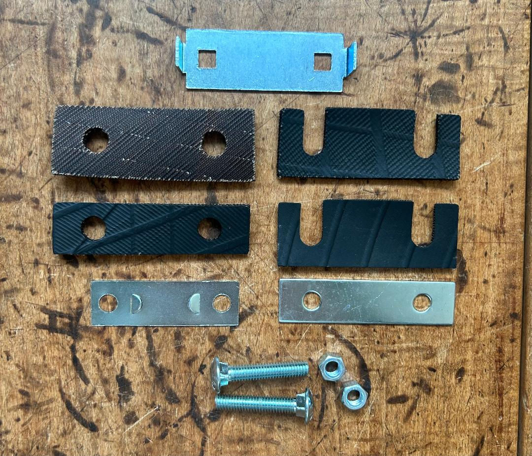 1955 1956 1957 Chevy Radiator Support Mounting Kit NEW