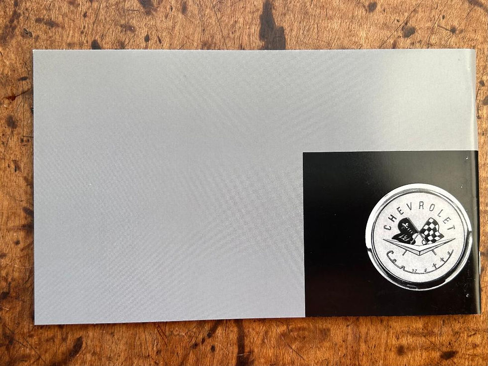 Thumbnail: 1957 Corvette Operations Manual NEW