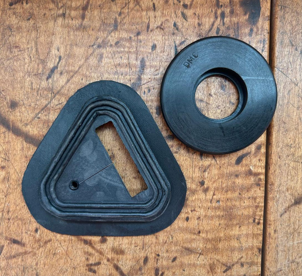 Thumbnail: 55 56 57 Chevy Gas Pedal & Dimmer Switch Grommet Set Danchuk Chevrolet