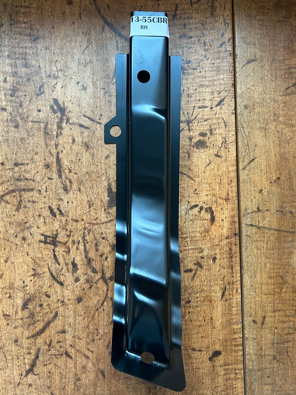 Thumbnail: 1955 1956 1957 Chevy Long Center Floor Brace Patch RH NEW