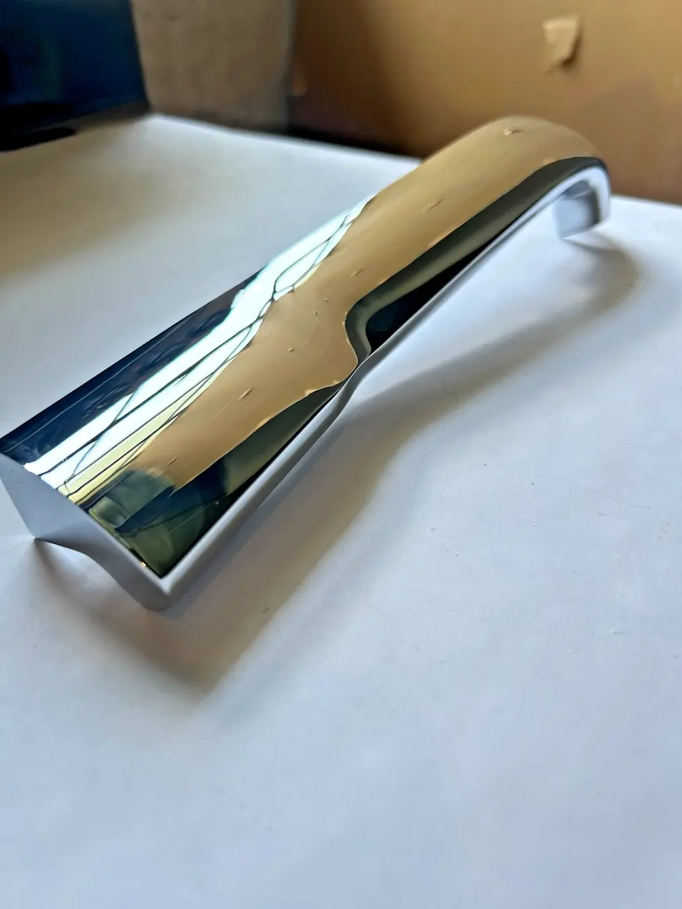 Thumbnail: 1956 Chevy Bel Air 210 150 Hood Bar Extensions Pair NEW Made in USA