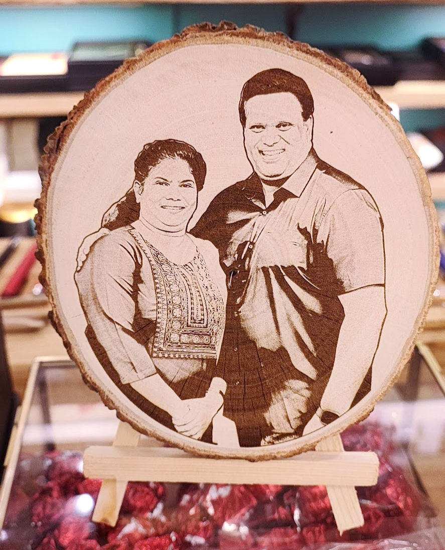 Thumbnail: 4-6inch Wood Engraving