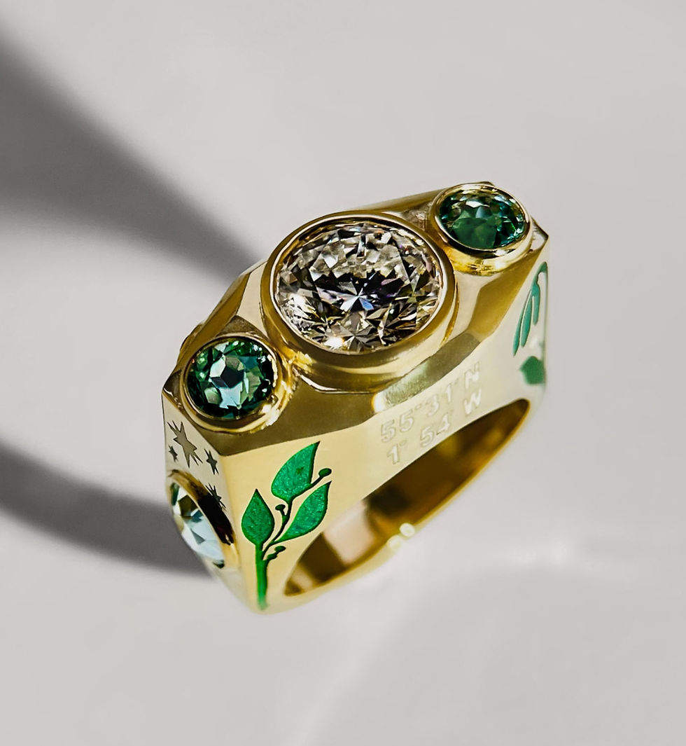 eternal worlds ring - comission for emma