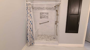 Shower tile install