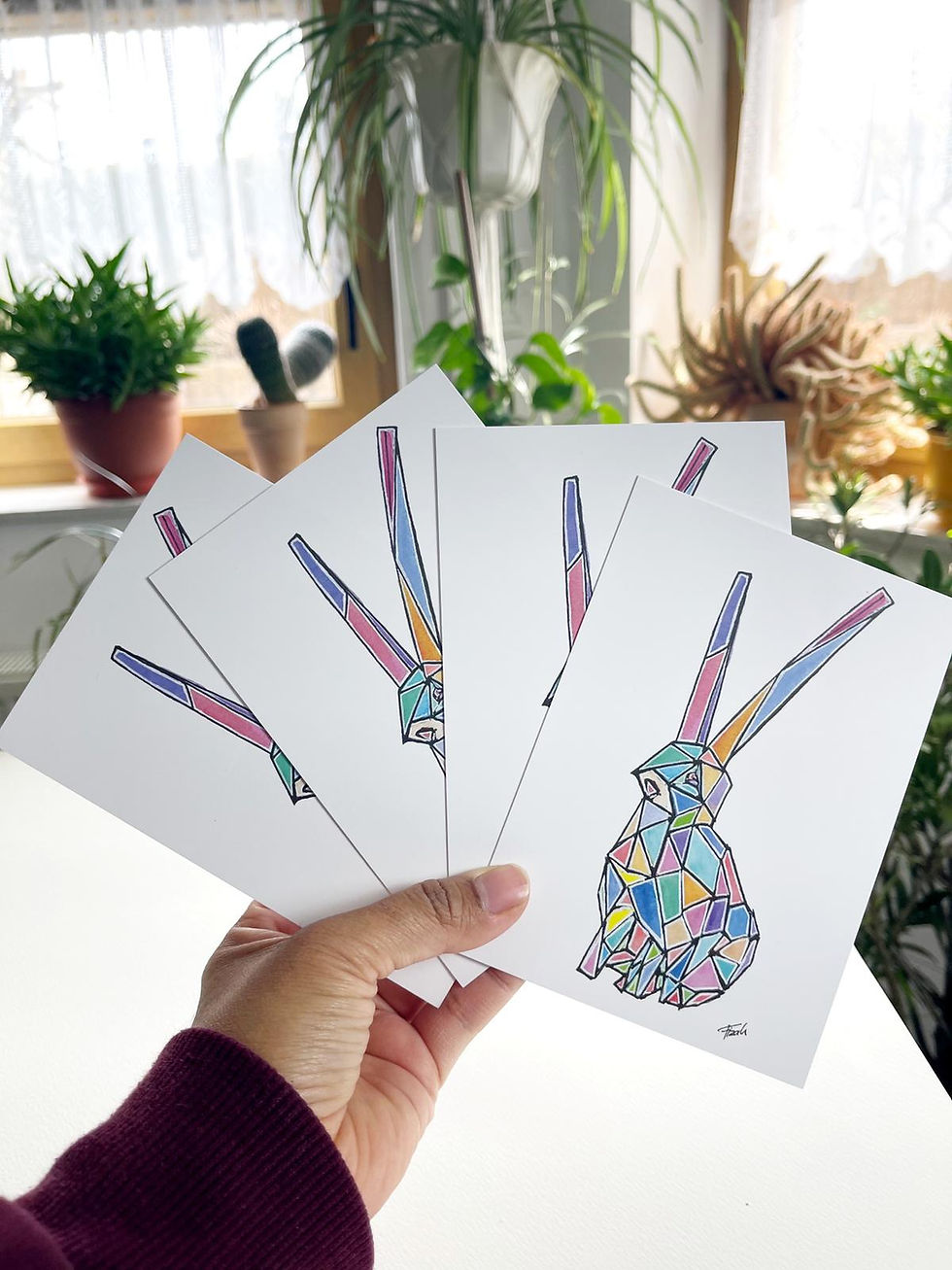 4 x Osterhase