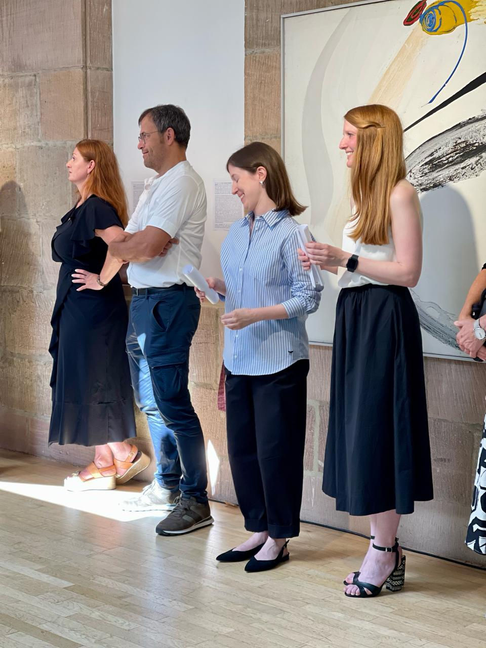 Curator of Kunstmuseum Erlangen during the Jubeljahre exhibition, leading the Urban Sketchers event.