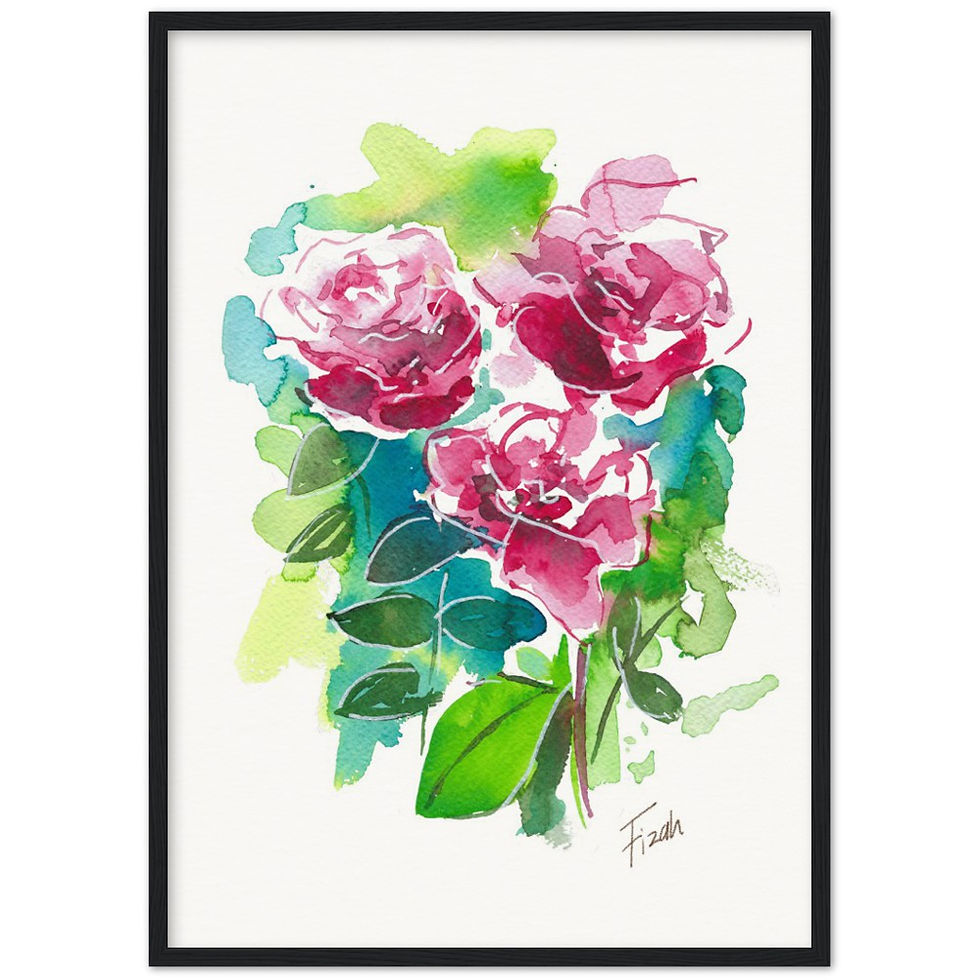 Thumbnail: Artwork with Wooden Frame