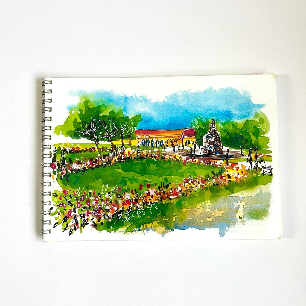 Handcrafted Watercolour Sketchbook