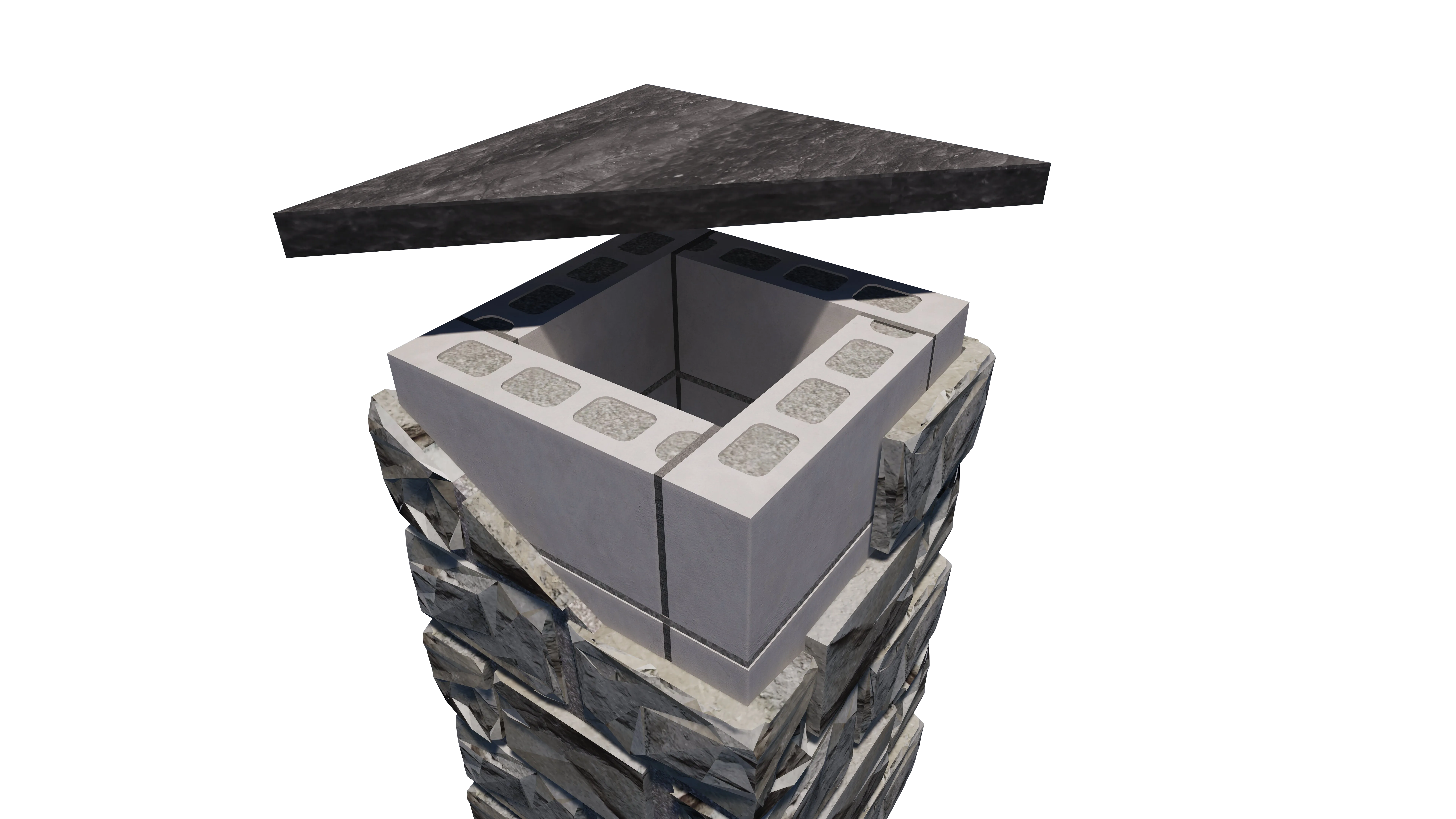 笠木 トップキャップ