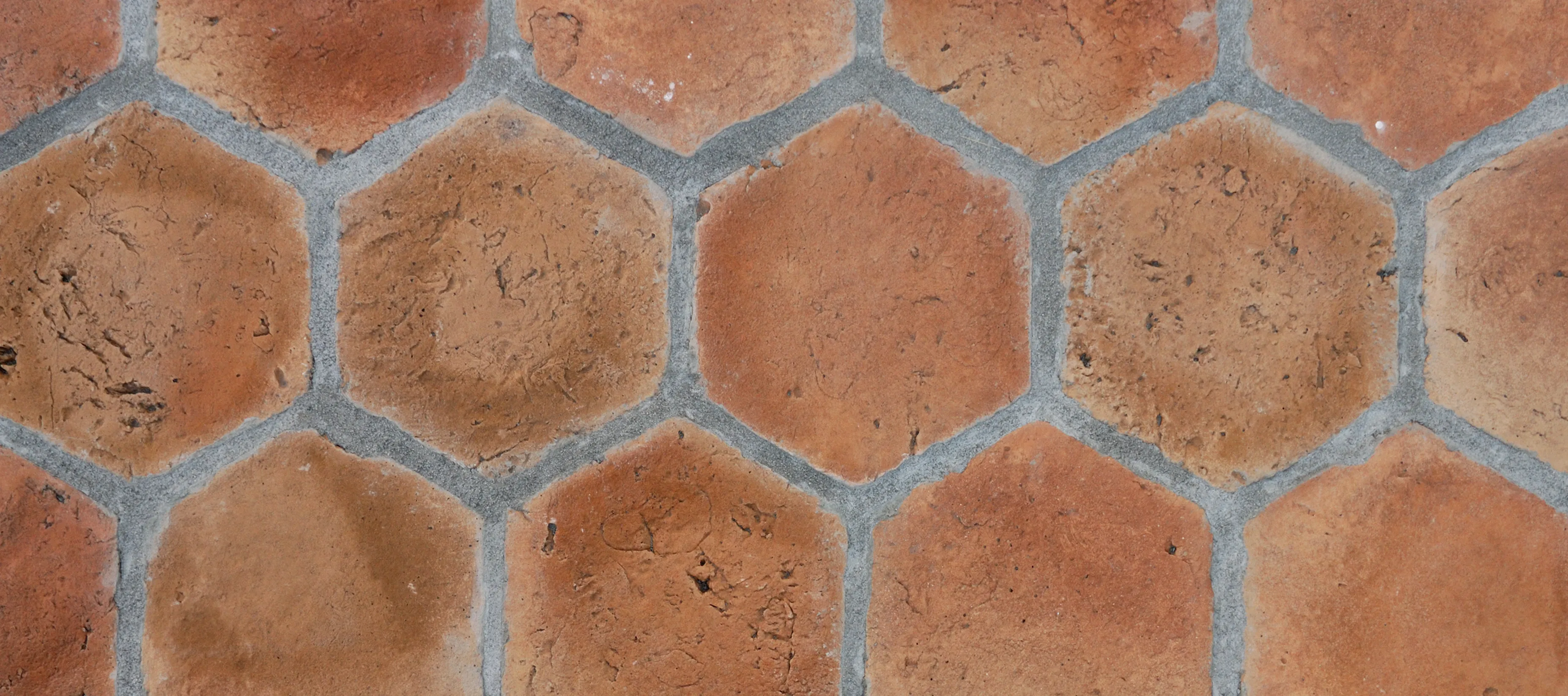 エンジェル壁画　テラコッタタイル テラコッタ調タイル Hexagon ヘキサゴン ｜ Tiles 【建材