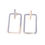 Miniature : Boucle d'oreille "Rectangle"