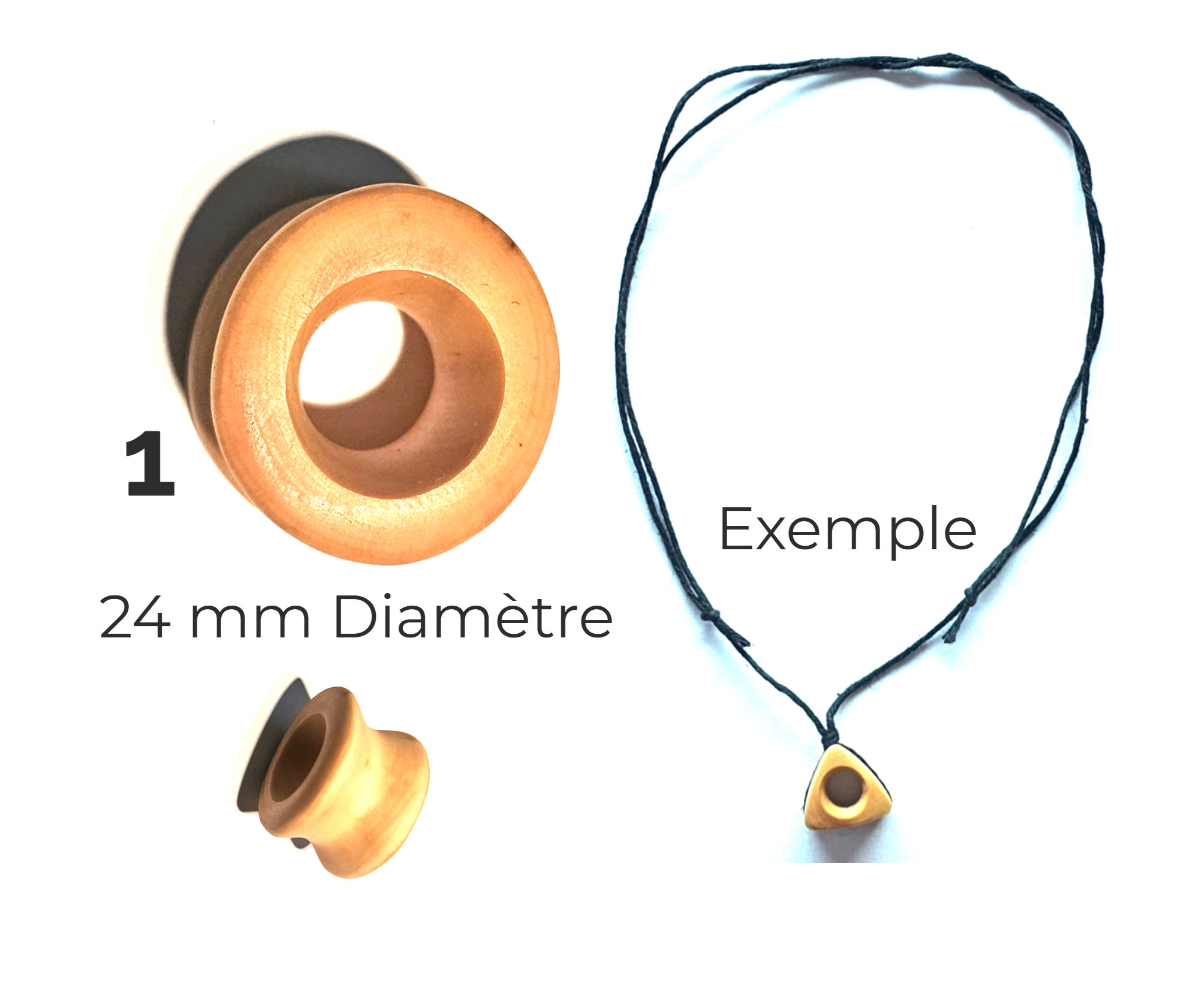 Collier "Buis Chanvre" - Boutique insolite 100% - Roka Concepts - Marque Roka LaPoulpe - Yverdon-les-Bains - Vaud - Suisse