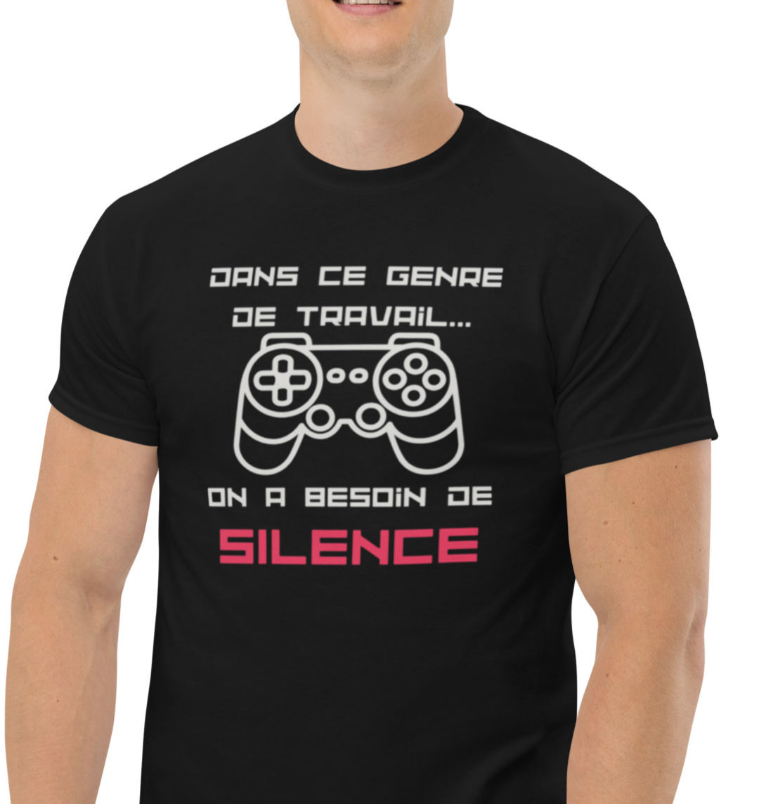 T-Shirt "Silence" - Boutique insolite 100% - Roka Concepts - Marque Roka LaPoulpe - Yverdon-les-Bains - Vaud - Suisse