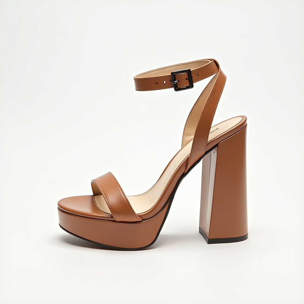 Heeled Block Sandals