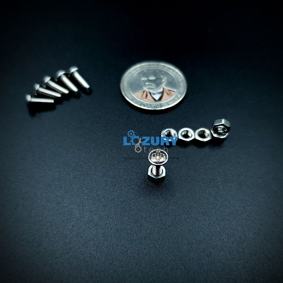 Miniatura: Tornillo M3*8 + Tuerca M3  (10 piezas)