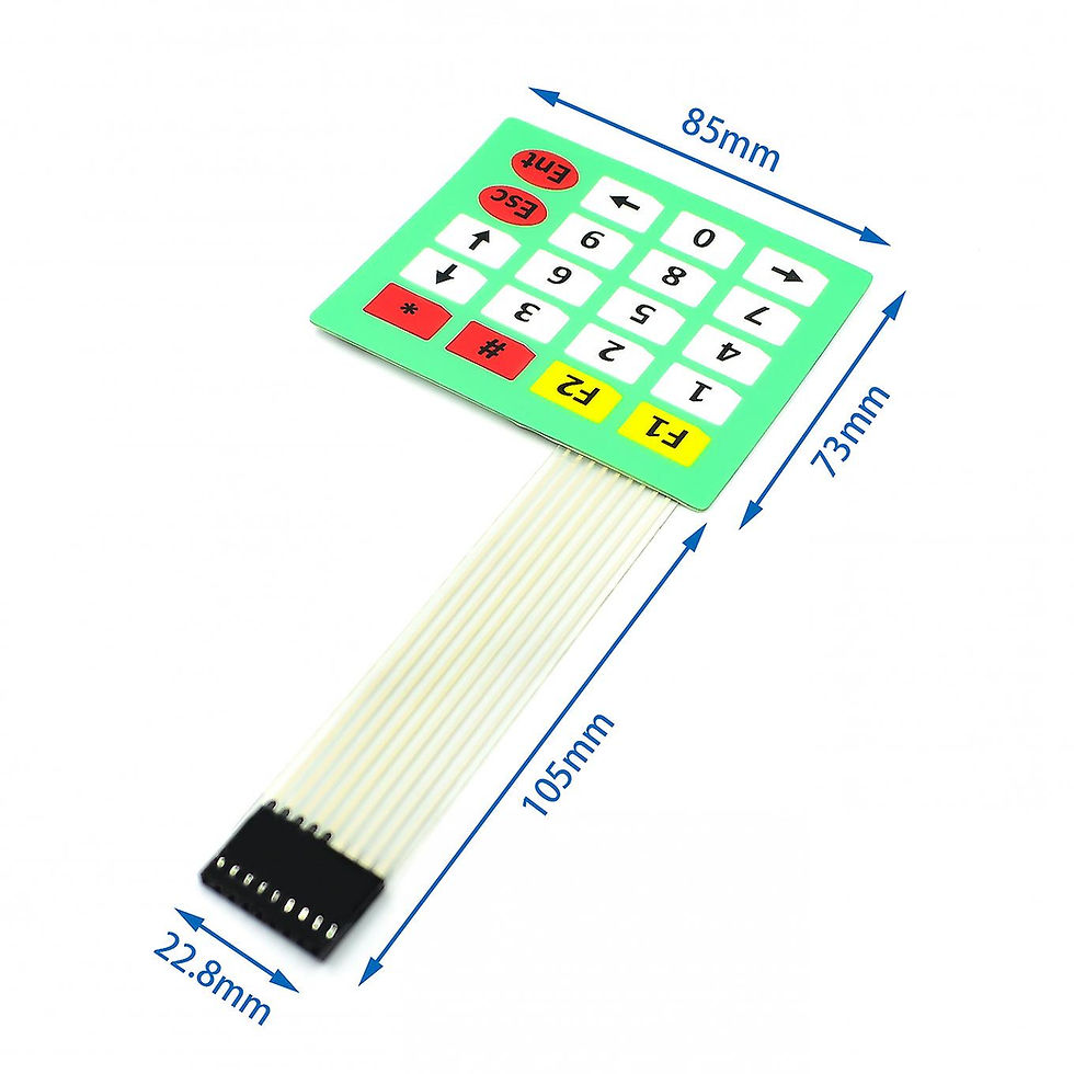 Miniatura: Teclado Matriz de membrana 4x5