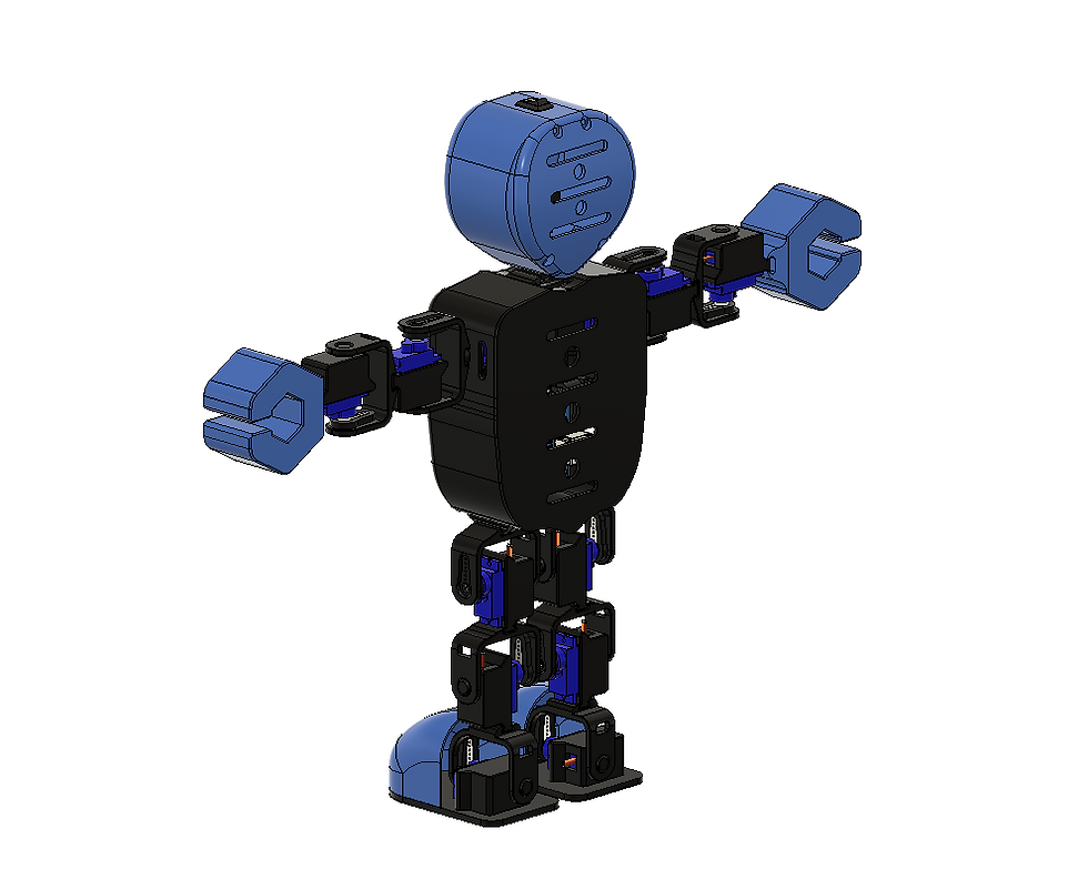 Thumbnail: STL Robot Humanoide para Arduino con Servomotores de 9G  SG90 - TS90A