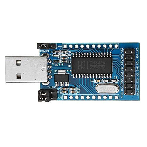 Miniatura: CH341A USB a UART IIC SPI TTL ISP EPP Convertidor paralelo