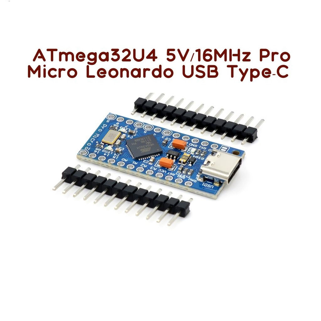 Pro micro Tipo-C atmega32u4 para Leonardo 5V 16MHz | Compatible con Arduino IDE