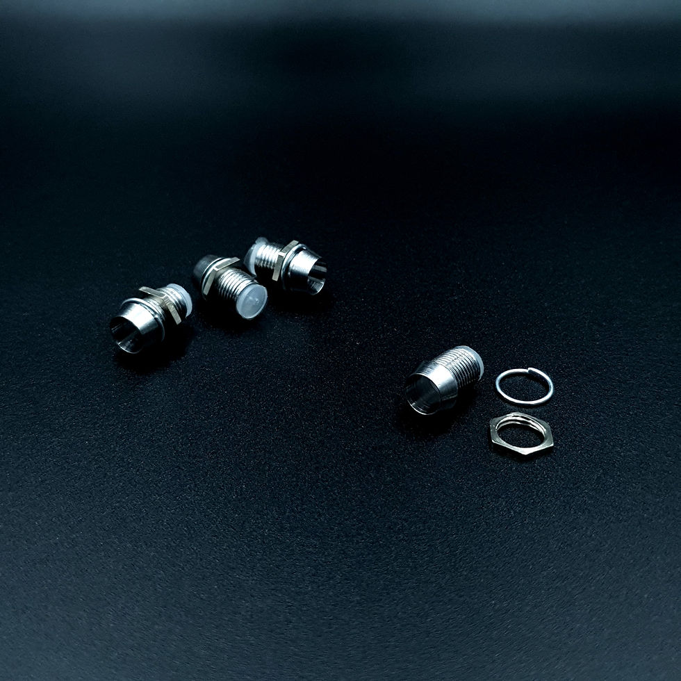 Miniatura: Porta LED Metálico 5mm. Paquete 2 unds