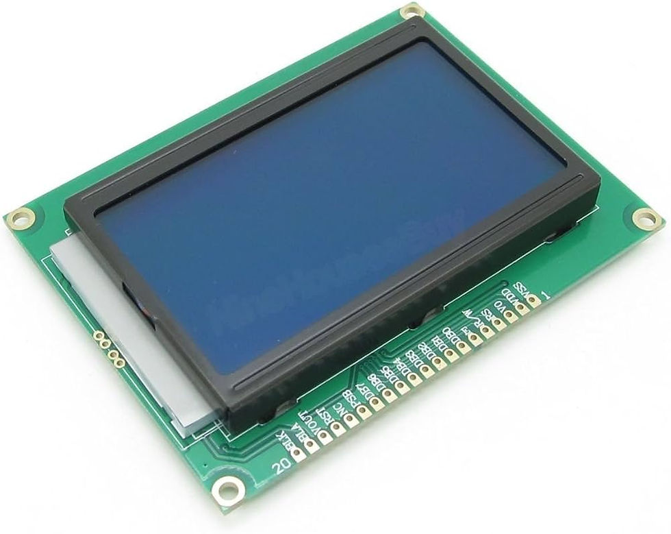 Thumbnail: Display LCD 128x64 Azul (12864B)
