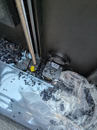 detalles de pantalla de impresora 3D destrozada por transporte, cristal roto