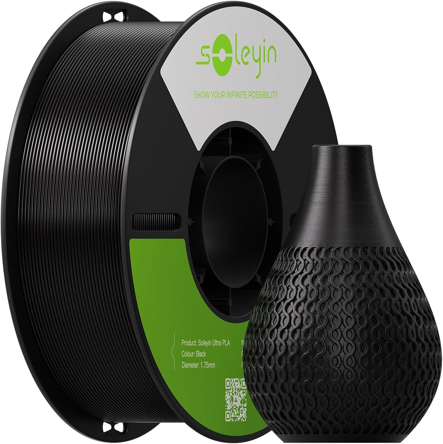 Soleyin Basic PETG by Creality Filamento 1Kg 1.75mm para Impresoras 3D