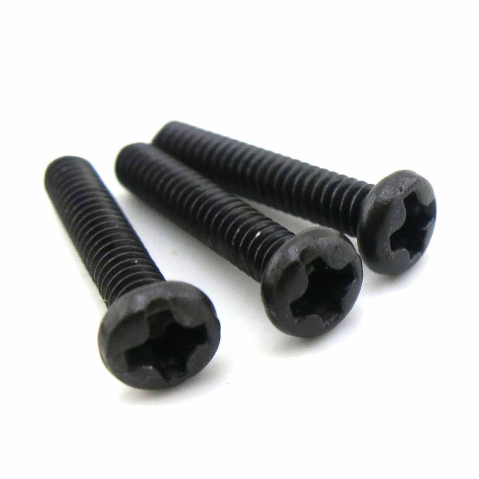 Miniatura: Tornillo M2*10 Phillips Negro + Tuerca. Paquete de 40 unds