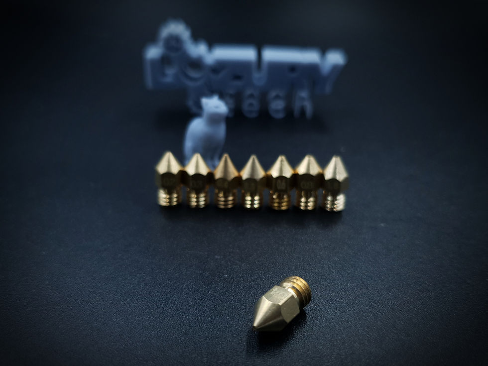 Thumbnail: Boquilla de Latón 6mm para Extrusor de Impresora 3D