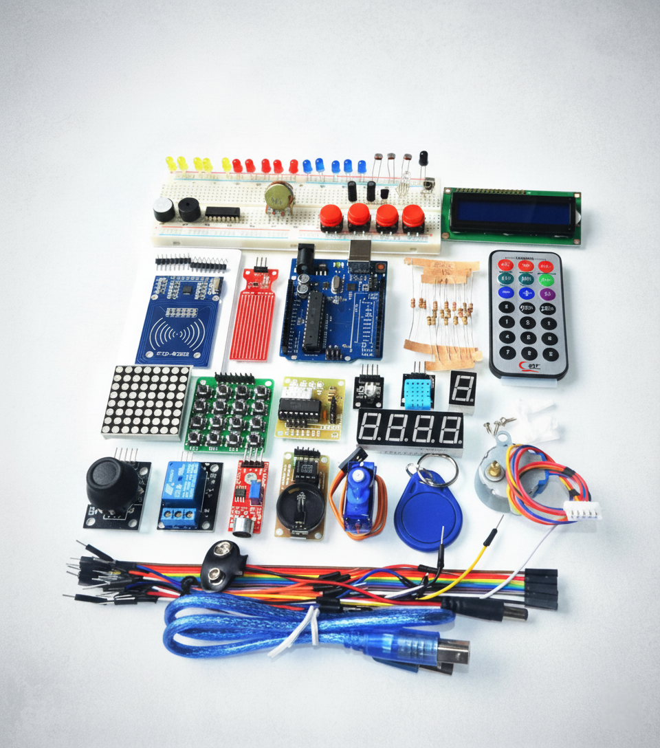 Miniatura: Kit Completo 1 con UNO R3 CH340 | Compatible con Arduino IDE
