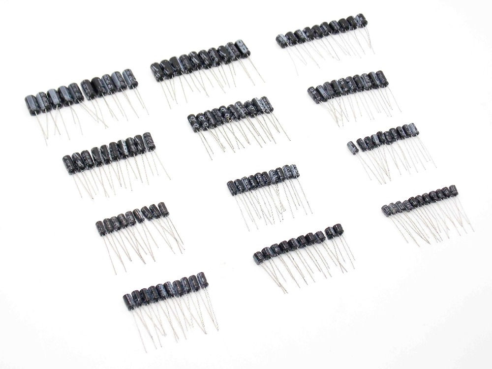 Kit Capacitores / Condensadores 120 Piezas - 12 Valores
