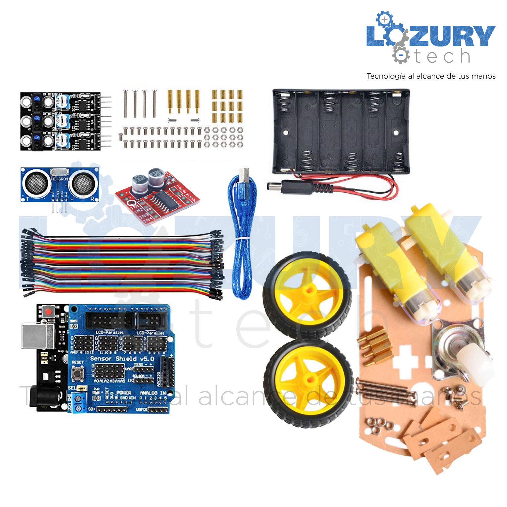 Kit Smart Car 2WD Pequeño Completo